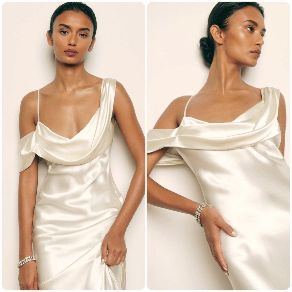 Reformation Ronda Silk Dress - Picture 2 of 6